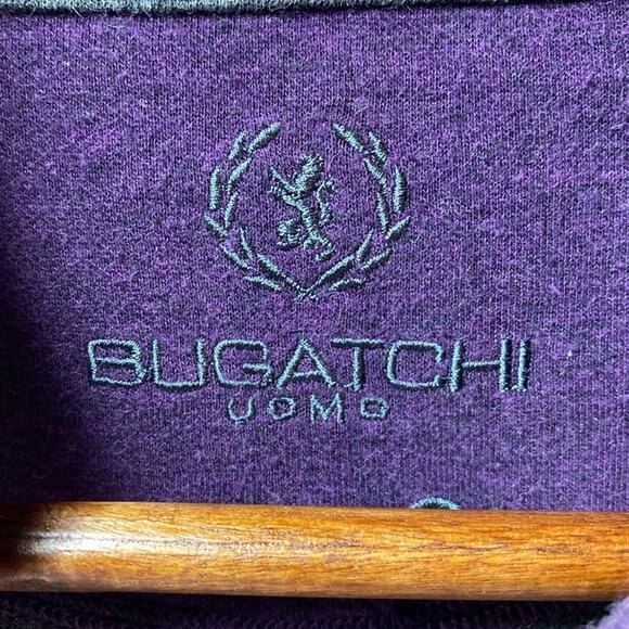 Bugatchi 1/4 zip purple pull over size extra large - Picture 3 of 6